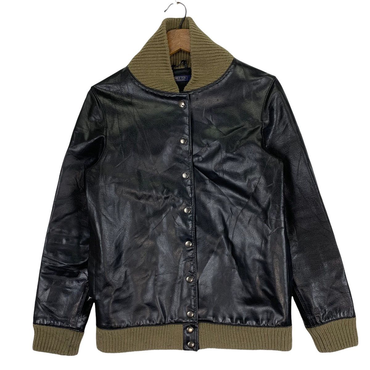 Vintage Chez Toi Pig Leather Jacket