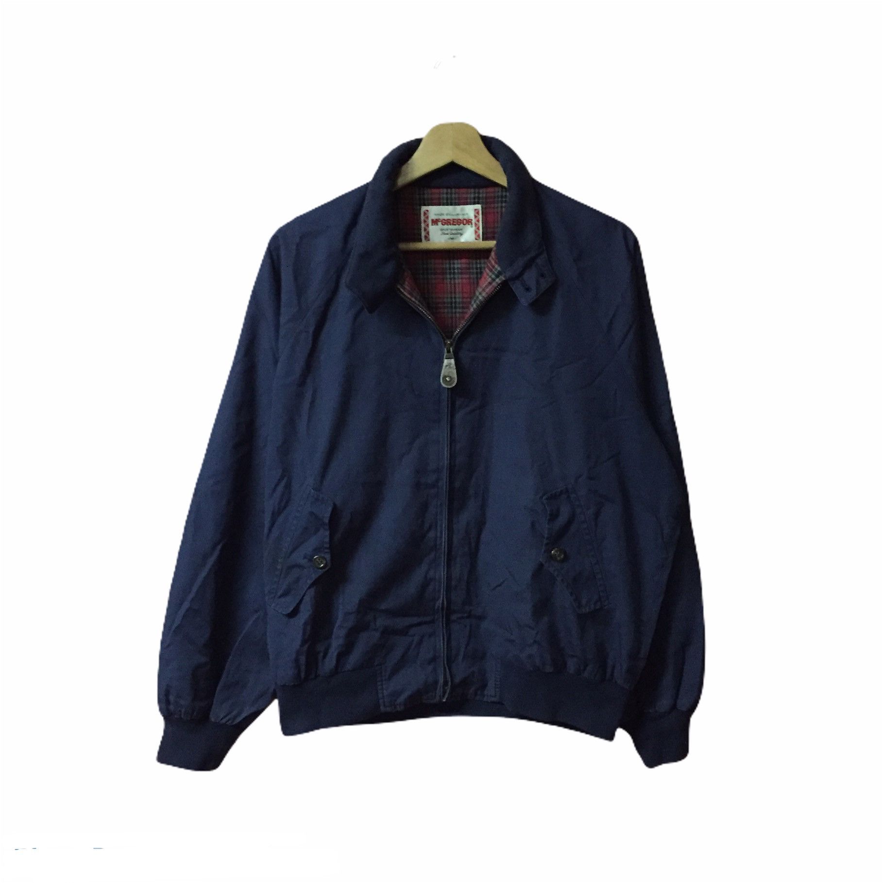 Japanese Brand Vintage 90’s Mcgregor Light Jacket Double Pocket Zipper Size US M / EU 48-50 / 2 - 1 Thumbnail