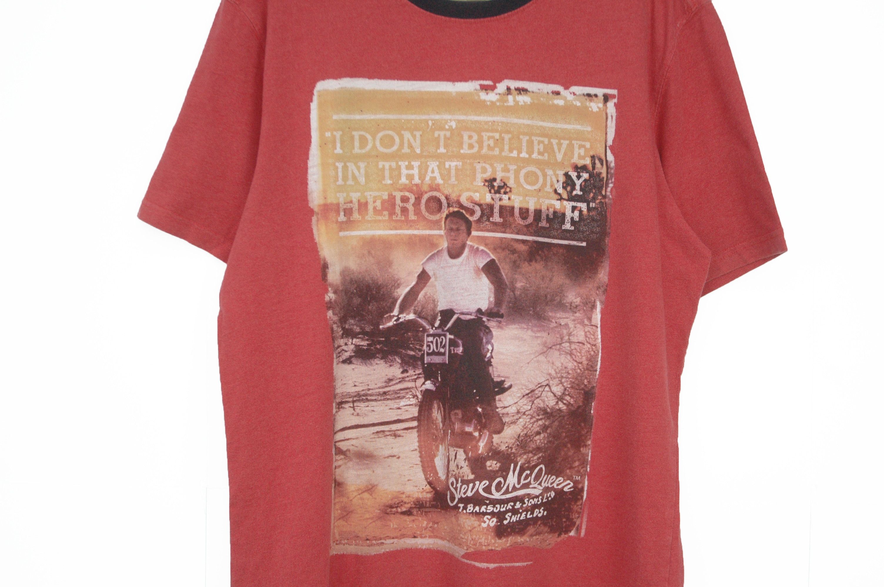 Barbour Barbour Steve McQueen T Shirt Size US XL / EU 56 / 4 - 2 Thumbnail