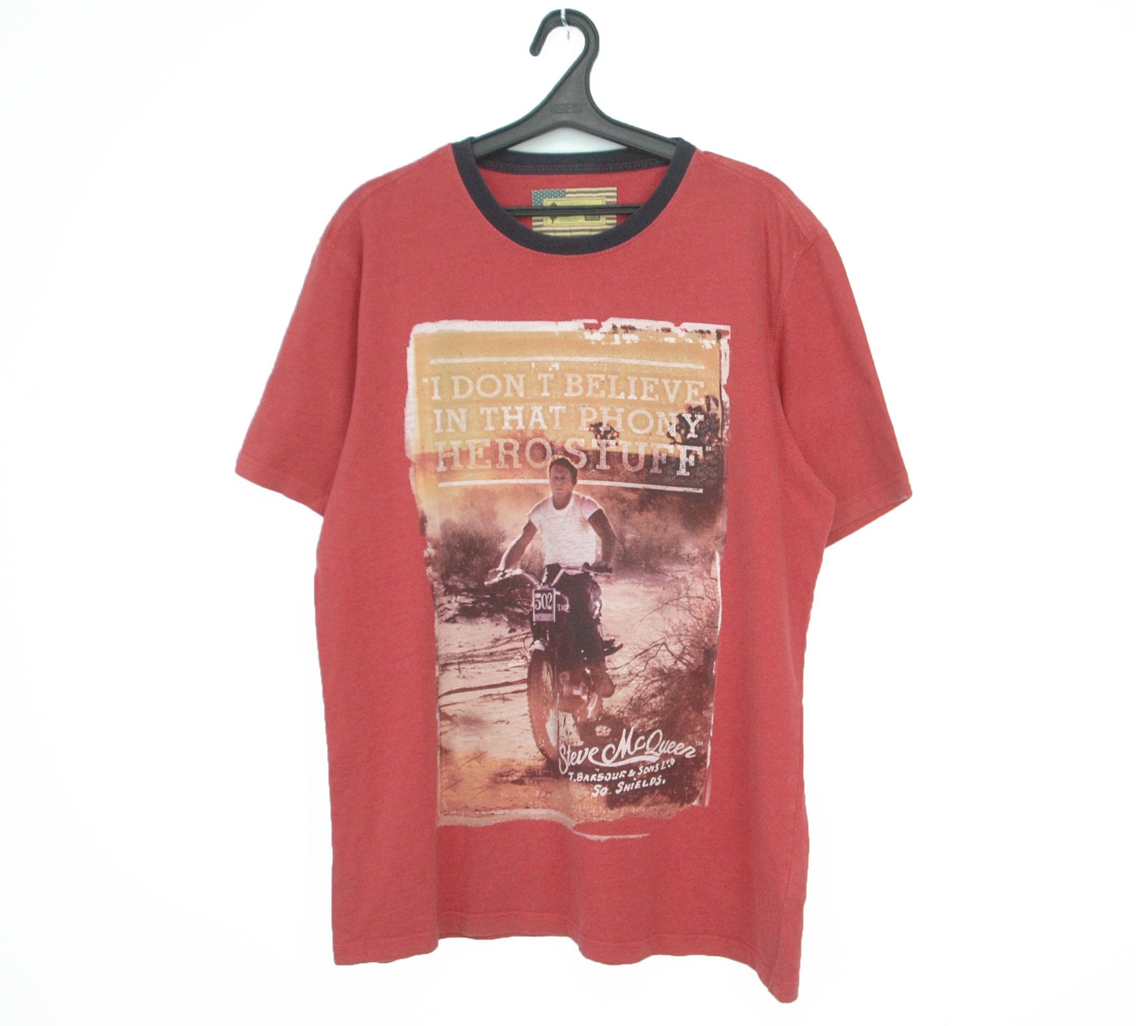 Barbour Barbour Steve McQueen T Shirt Size US XL / EU 56 / 4 - 1 Thumbnail