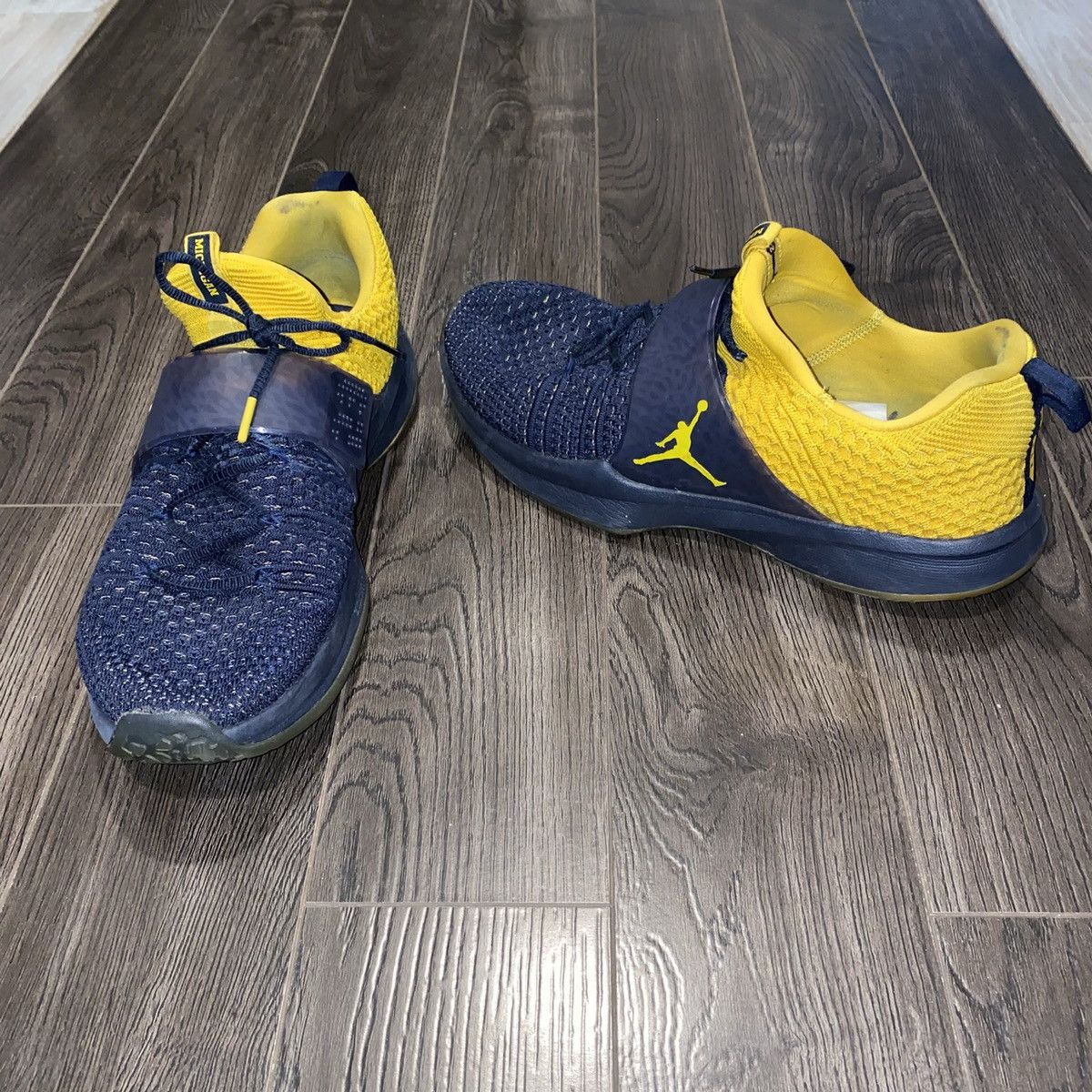 Michigan Wolverines Nike / Jordan Trainer orders 2 Flyknit Shoes