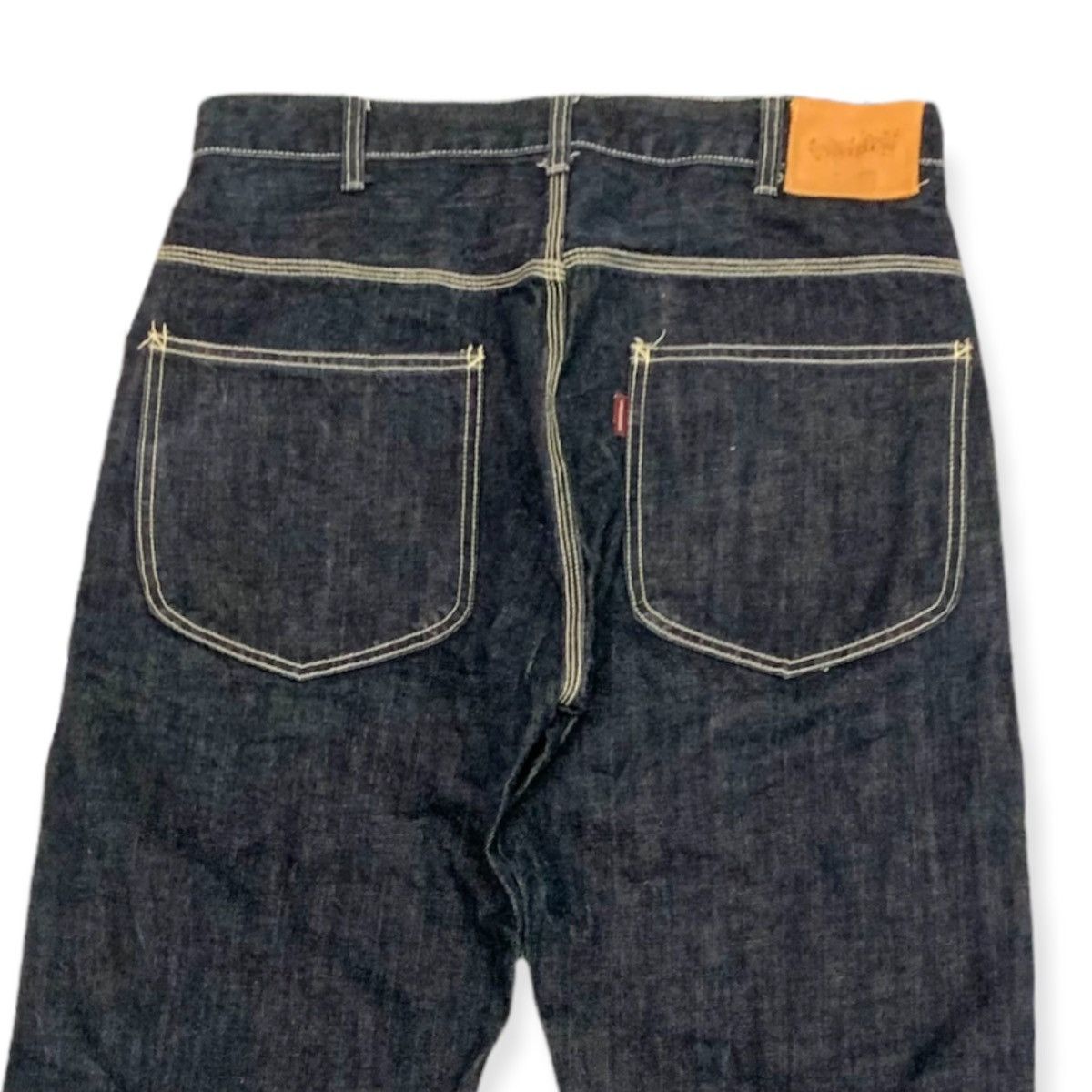 Sasquatchfabrix Worker Raw Denim Indigo Jeans Size US 33 - 6 Thumbnail