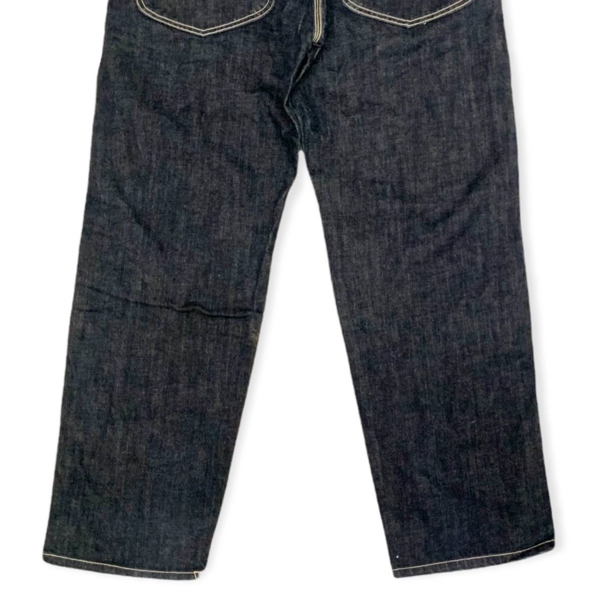 Sasquatchfabrix Worker Raw Denim Indigo Jeans Size US 33 - 7 Thumbnail
