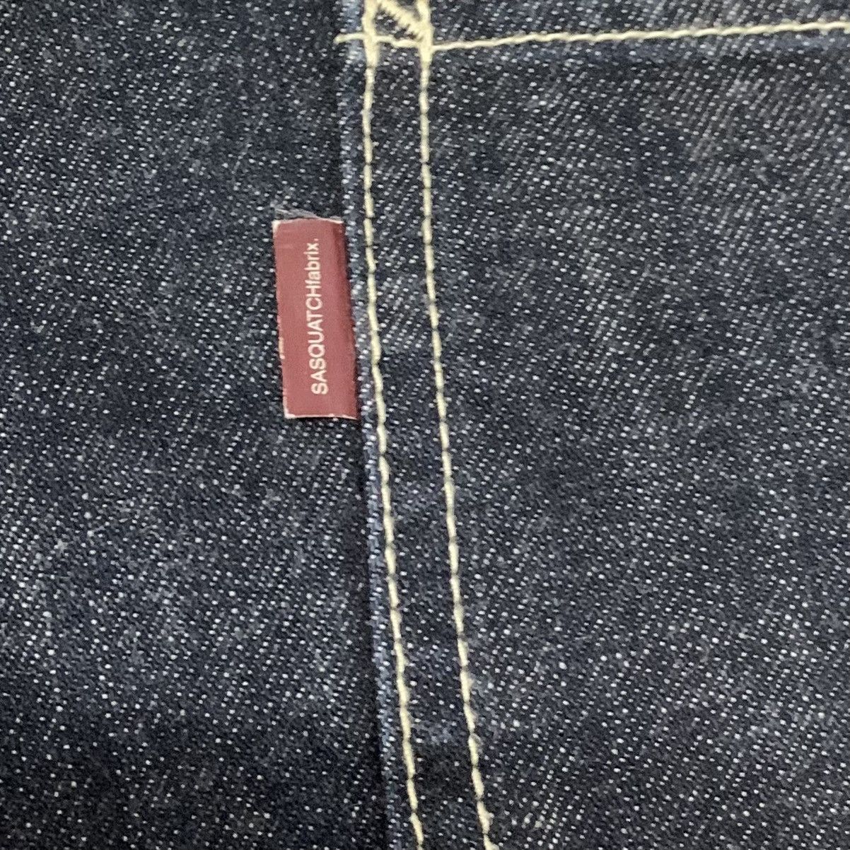 Sasquatchfabrix Worker Raw Denim Indigo Jeans Size US 33 - 9 Thumbnail