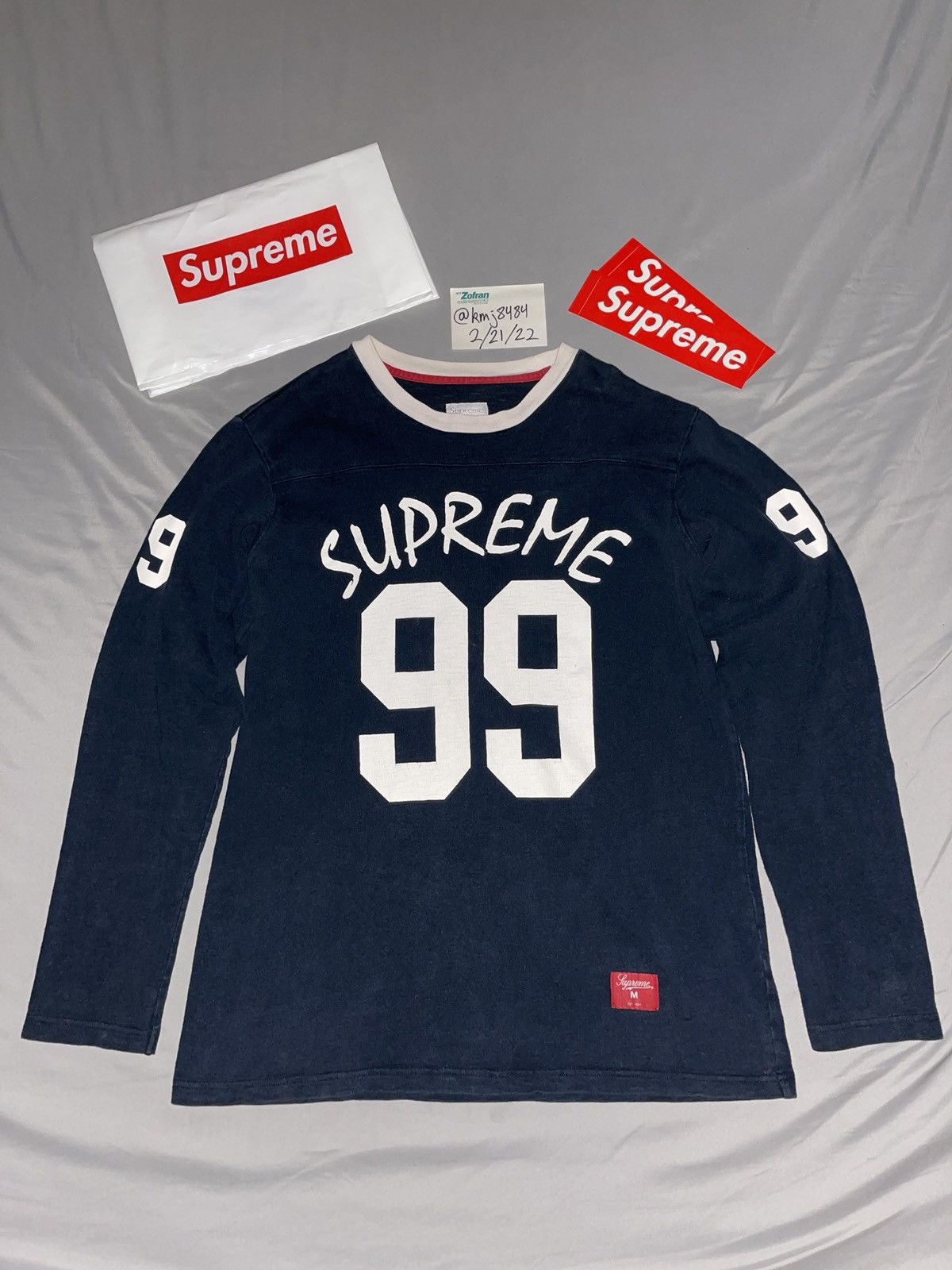 Supreme Supreme 99 Football Long sleeve shirt F/W 12 | Grailed