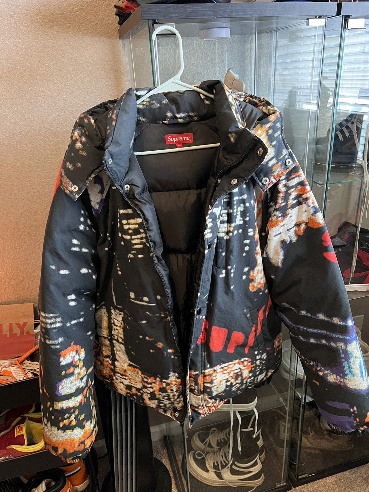 ジャケット・アウター Supreme City Lights Puffy Jacket Black Supreme City Lights Puffy Jacket Black Men's - SS20 - US