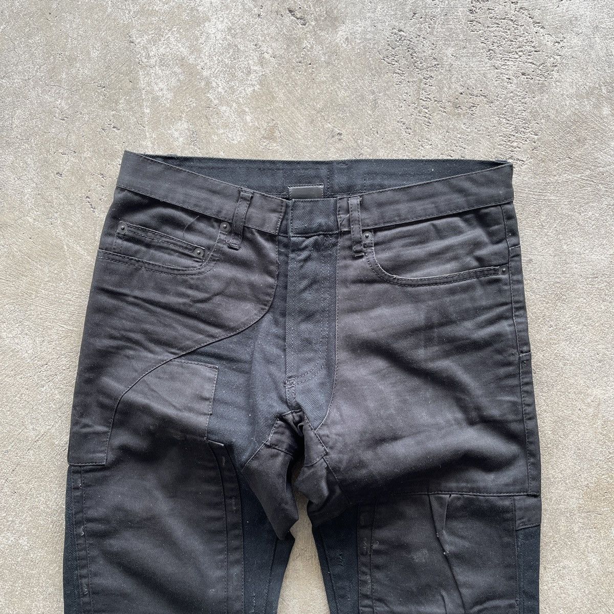 Dior × Hedi Slimane Dior Aw07 navigate black patchwork denim *SEND OFFERS* Size US 29 - 2 Thumbnail