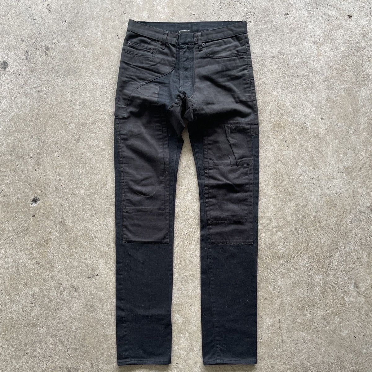 Dior × Hedi Slimane Dior Aw07 navigate black patchwork denim *SEND OFFERS* Size US 29 - 1 Thumbnail