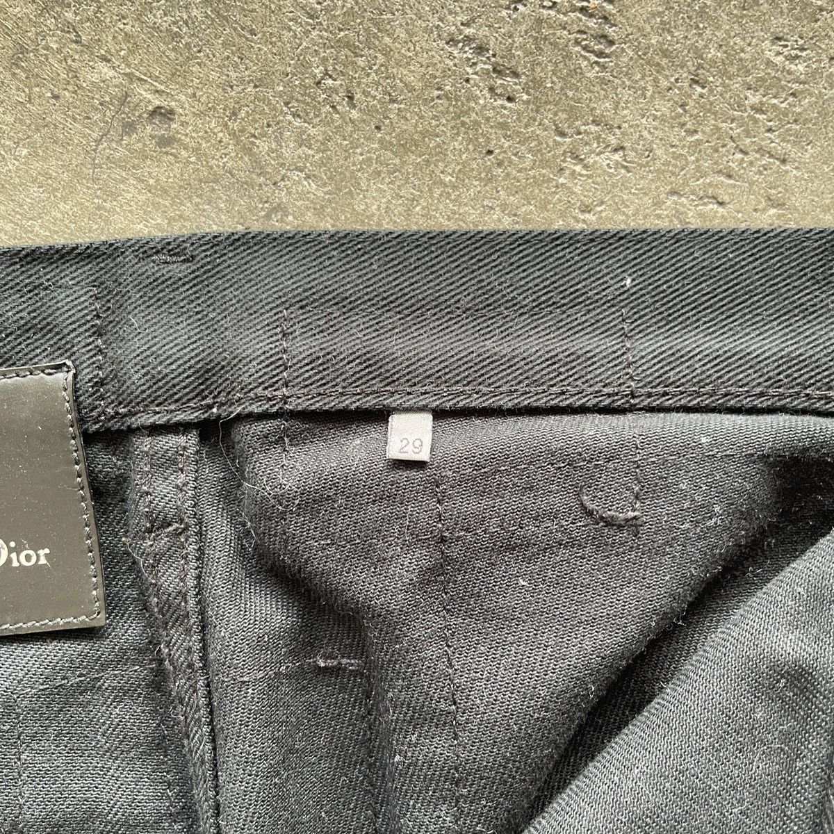 Dior × Hedi Slimane Dior Aw07 navigate black patchwork denim *SEND OFFERS* Size US 29 - 4 Thumbnail