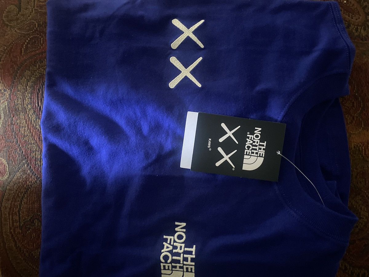 KAWS x The North Face Tee TNF Blue – Kaws-Shop