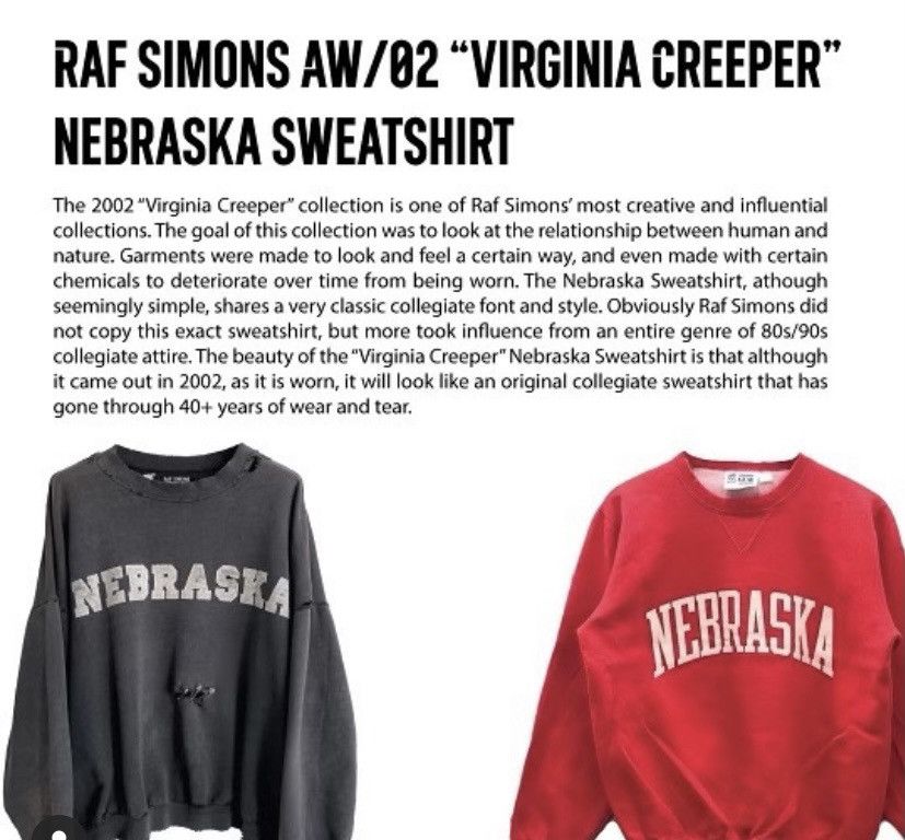 Raf Simons RAF Simons NEBRASKA Sweater Redux Size US M / EU 48-50 / 2 - 11 Thumbnail