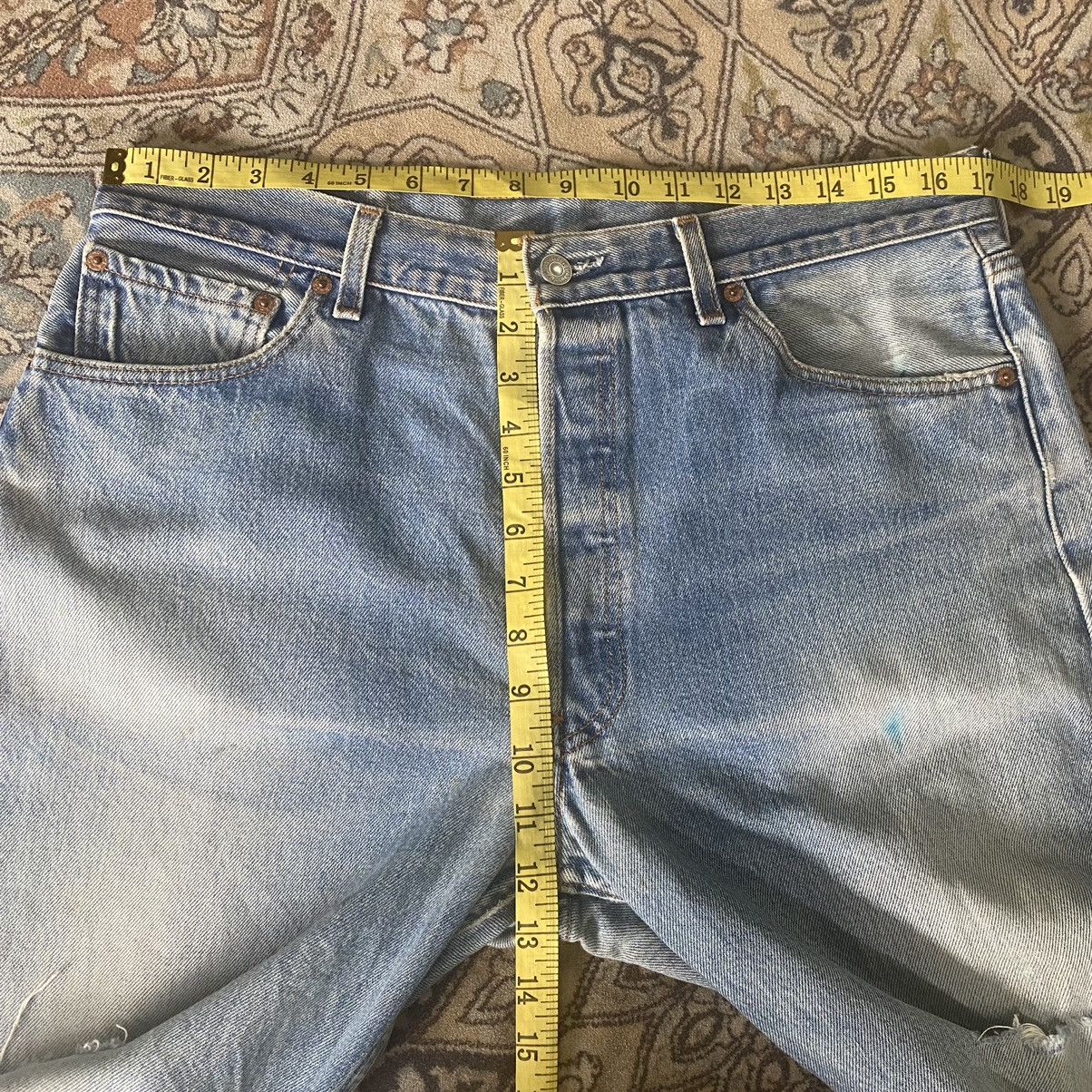Levi's Vintage Levis 501xx Distressed Jeans 34x30 Size US 34 / EU 50 - 20 Thumbnail