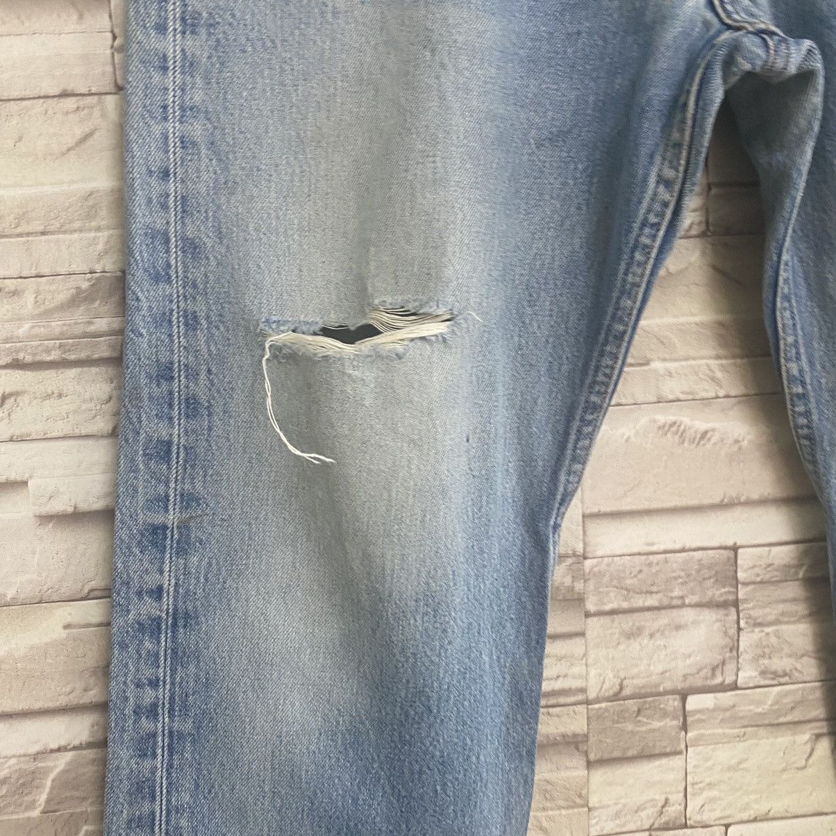 Levi's Vintage Levis 501xx Distressed Jeans 34x30 Size US 34 / EU 50 - 6 Thumbnail