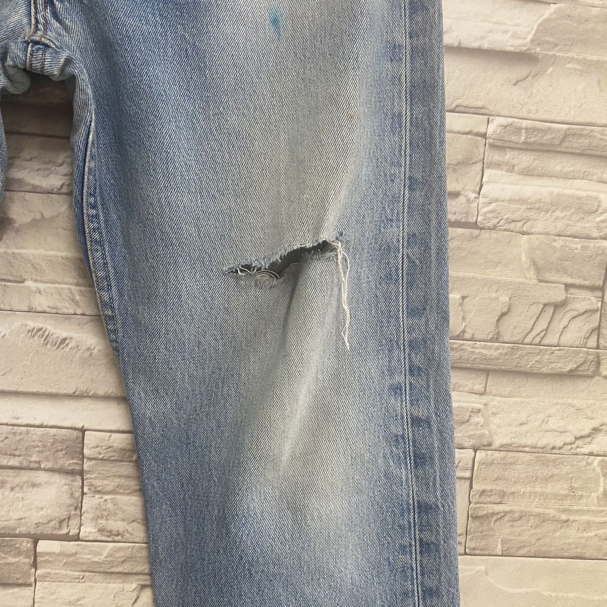 Levi's Vintage Levis 501xx Distressed Jeans 34x30 Size US 34 / EU 50 - 7 Thumbnail