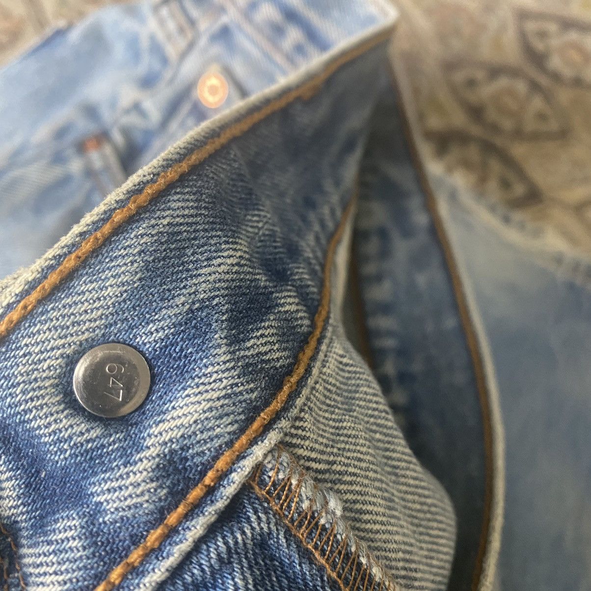 Levi's Vintage Levis 501xx Distressed Jeans 34x30 Size US 34 / EU 50 - 17 Thumbnail