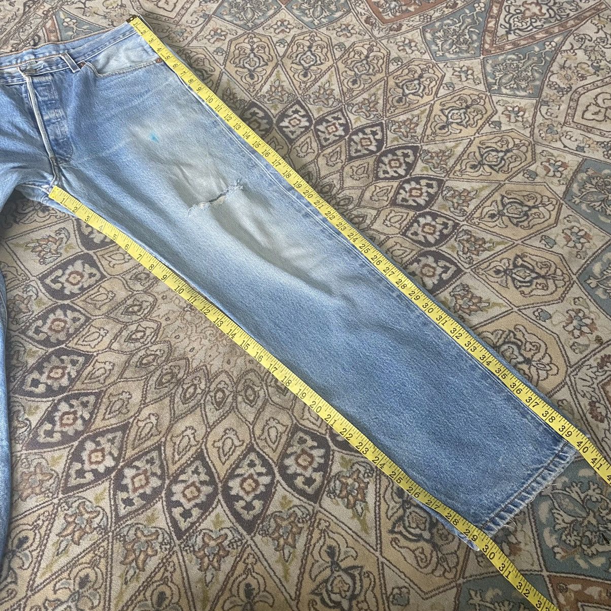 Levi's Vintage Levis 501xx Distressed Jeans 34x30 Size US 34 / EU 50 - 21 Thumbnail