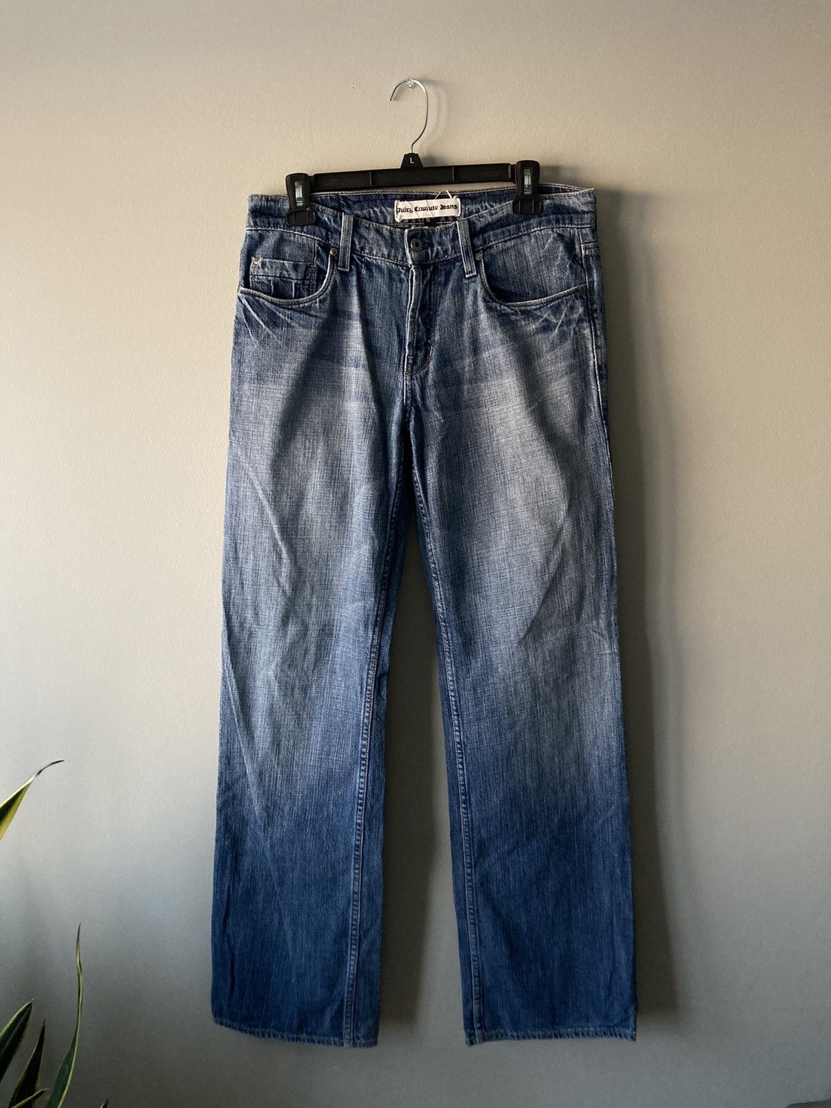 Juicy Couture Jeans RARE Y2K TACKY JUICY COUTURE JEANS Size US 31 - 1 Thumbnail