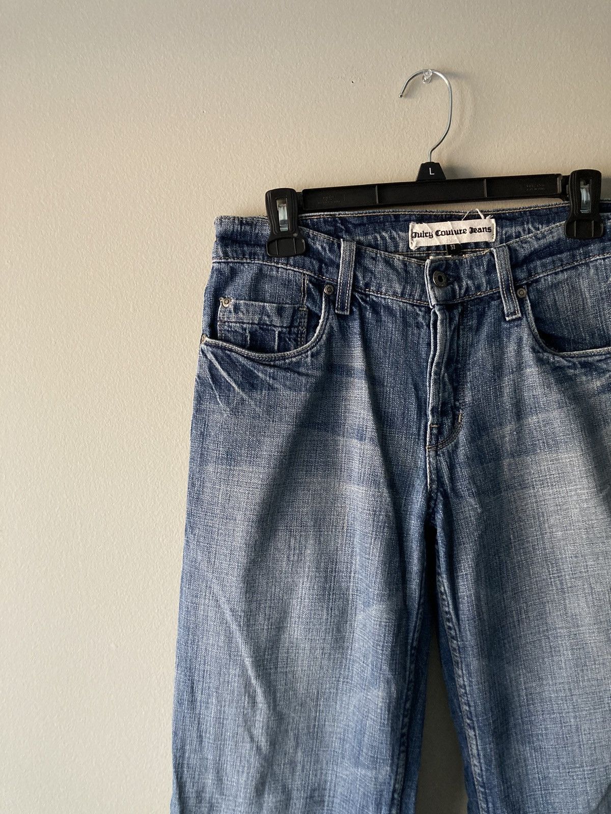 Juicy Couture Jeans RARE Y2K TACKY JUICY COUTURE JEANS Size US 31 - 2 Thumbnail