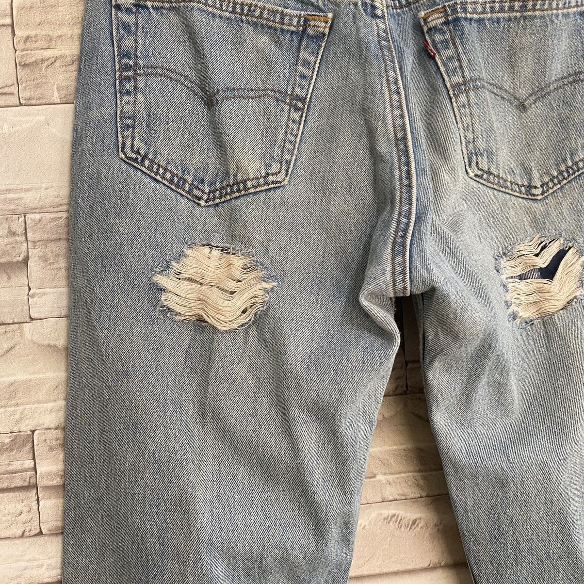 Levi's Vintage Levis 501 Custom Distressed Mickey Painter Jeans Size US 32 / EU 48 - 16 Thumbnail