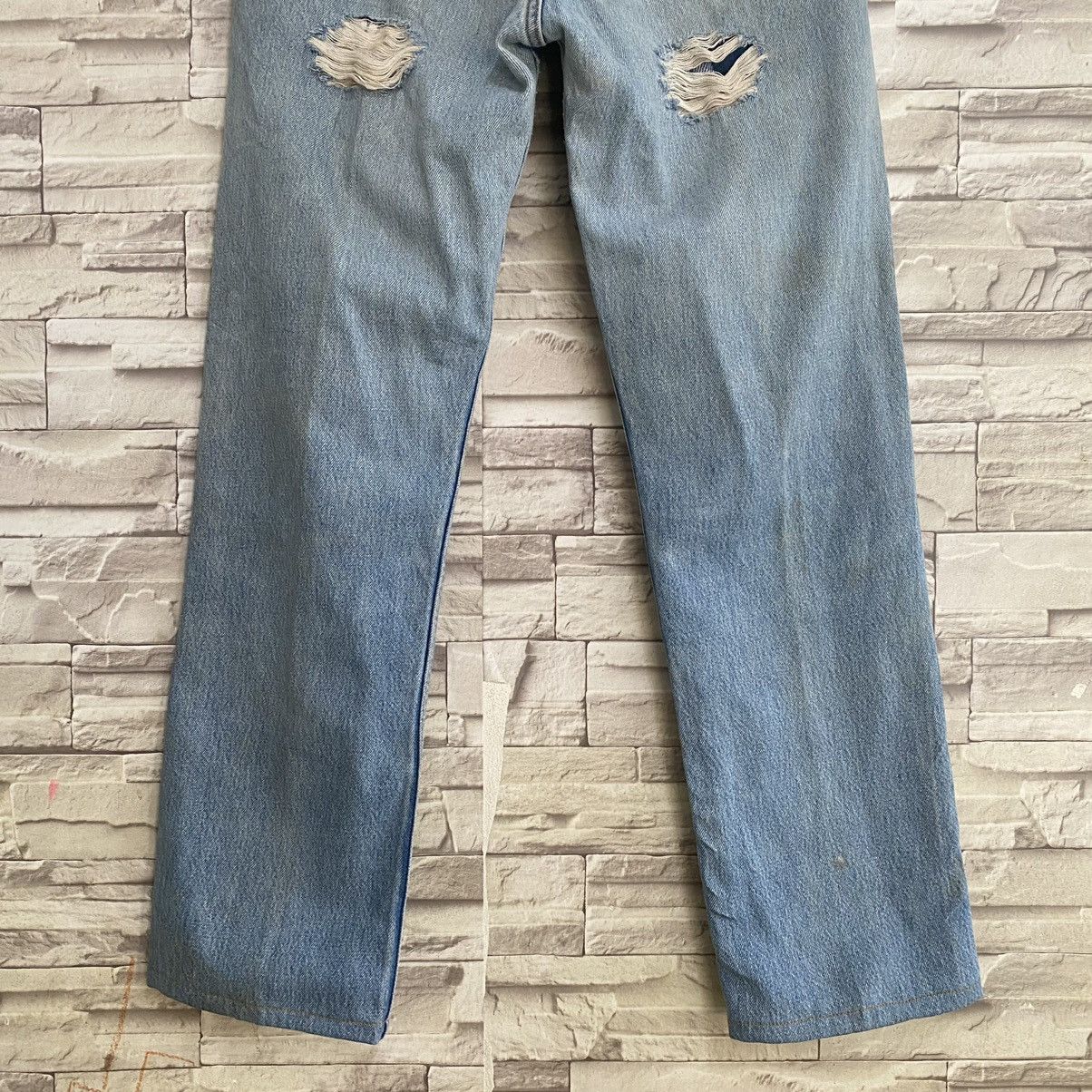Levi's Vintage Levis 501 Custom Distressed Mickey Painter Jeans Size US 32 / EU 48 - 14 Thumbnail