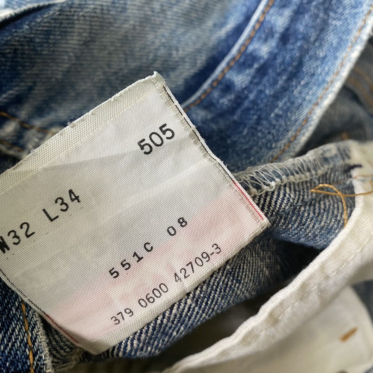 Levi's Vintage Levis 505 Grunge Denim Jeans Size US 32 / EU 48 - 22 Thumbnail