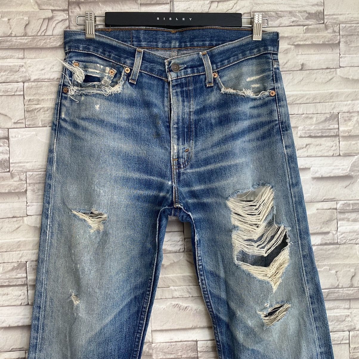 Levi's Vintage Levis 505 Grunge Denim Jeans Size US 32 / EU 48 - 4 Thumbnail
