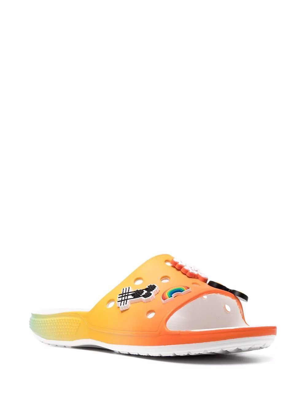 Crocs CROCS x Free & Easy - Don't Trip Rainbow-Fade Slides 11US Size US 11 / EU 44 - 2 Thumbnail