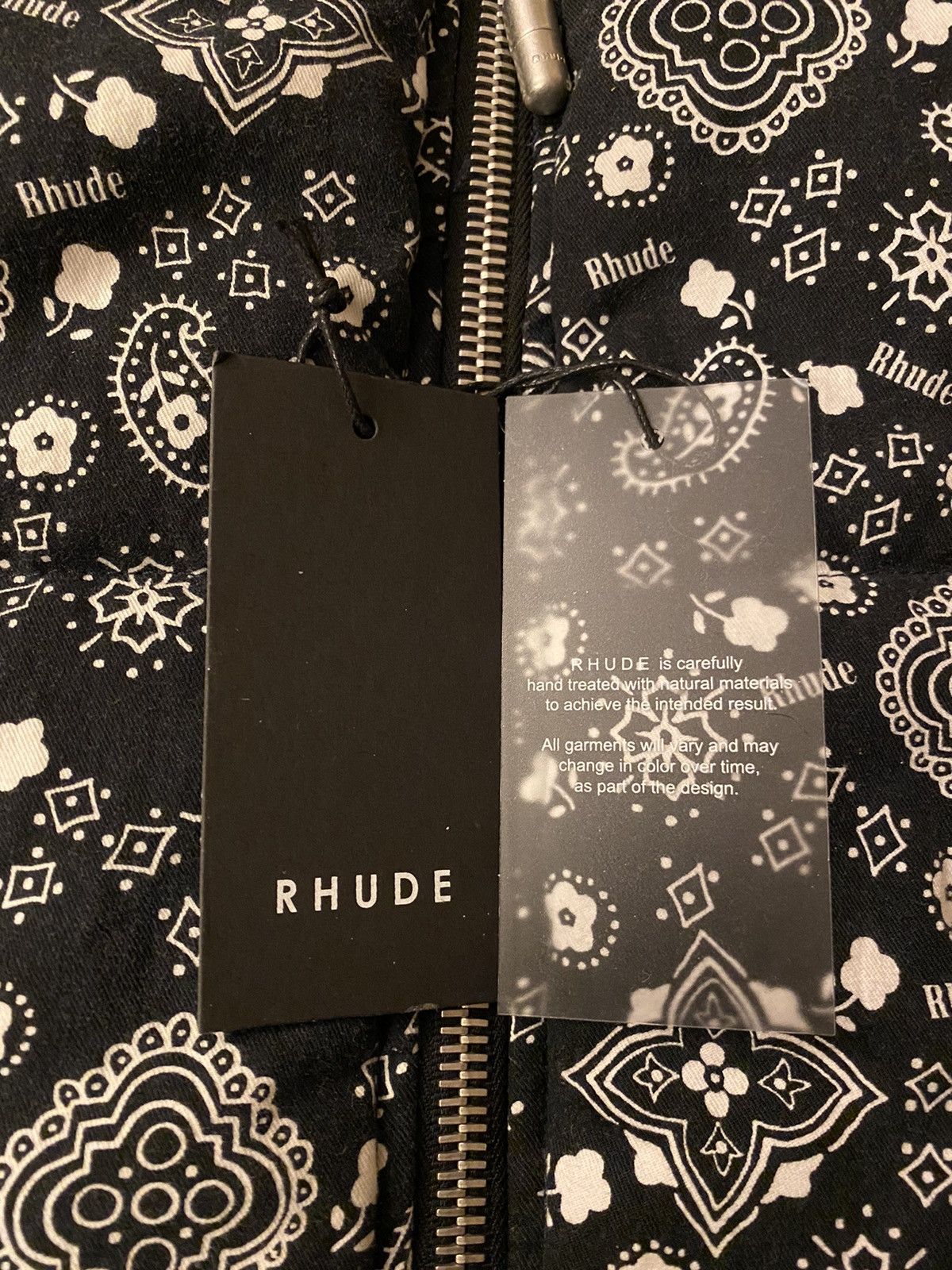 Rhude Bandana Print Puffer Jacket Size US L / EU 52-54 / 3 - 16 Thumbnail