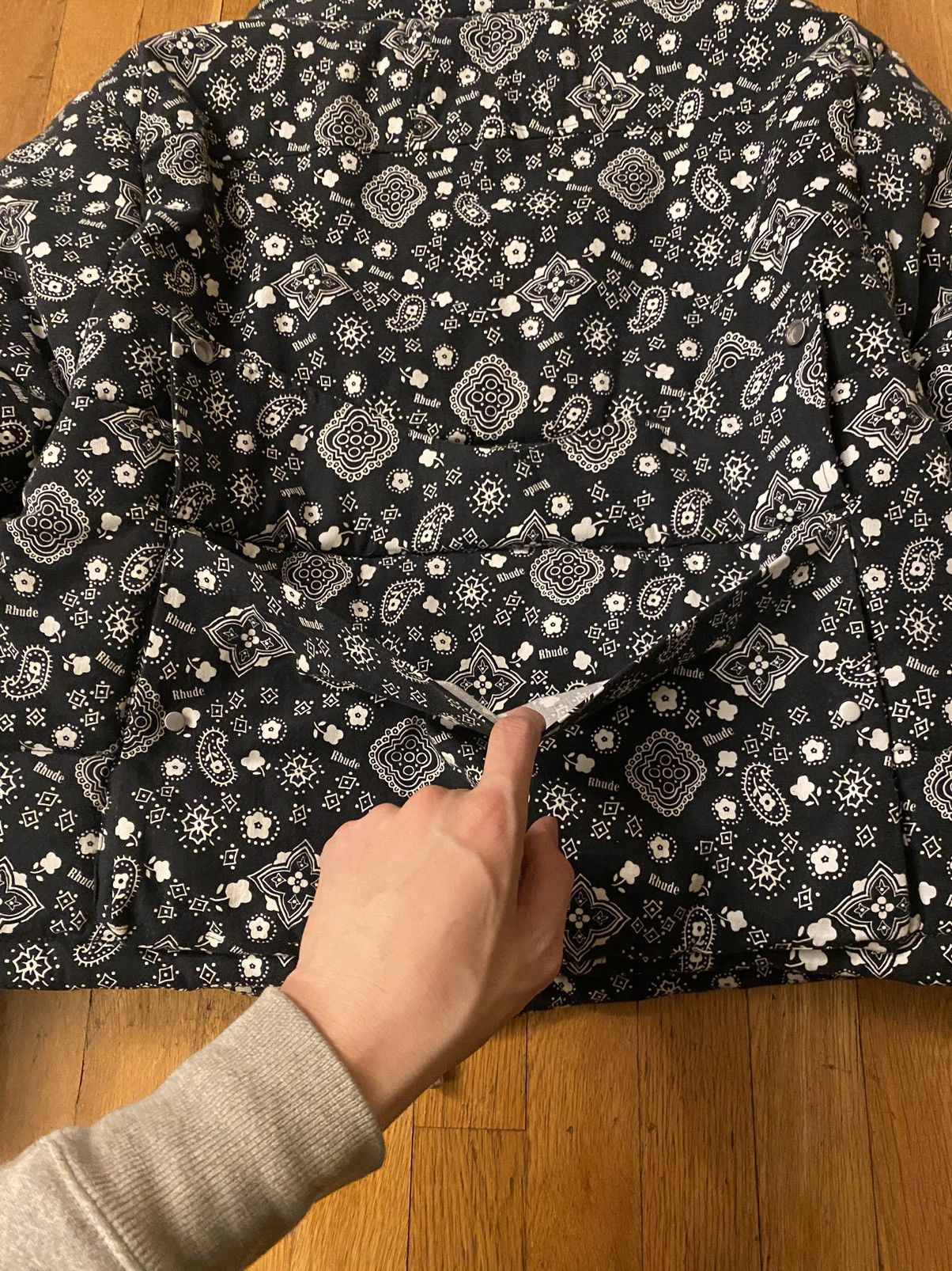 Rhude Bandana Print Puffer Jacket Size US L / EU 52-54 / 3 - 15 Thumbnail