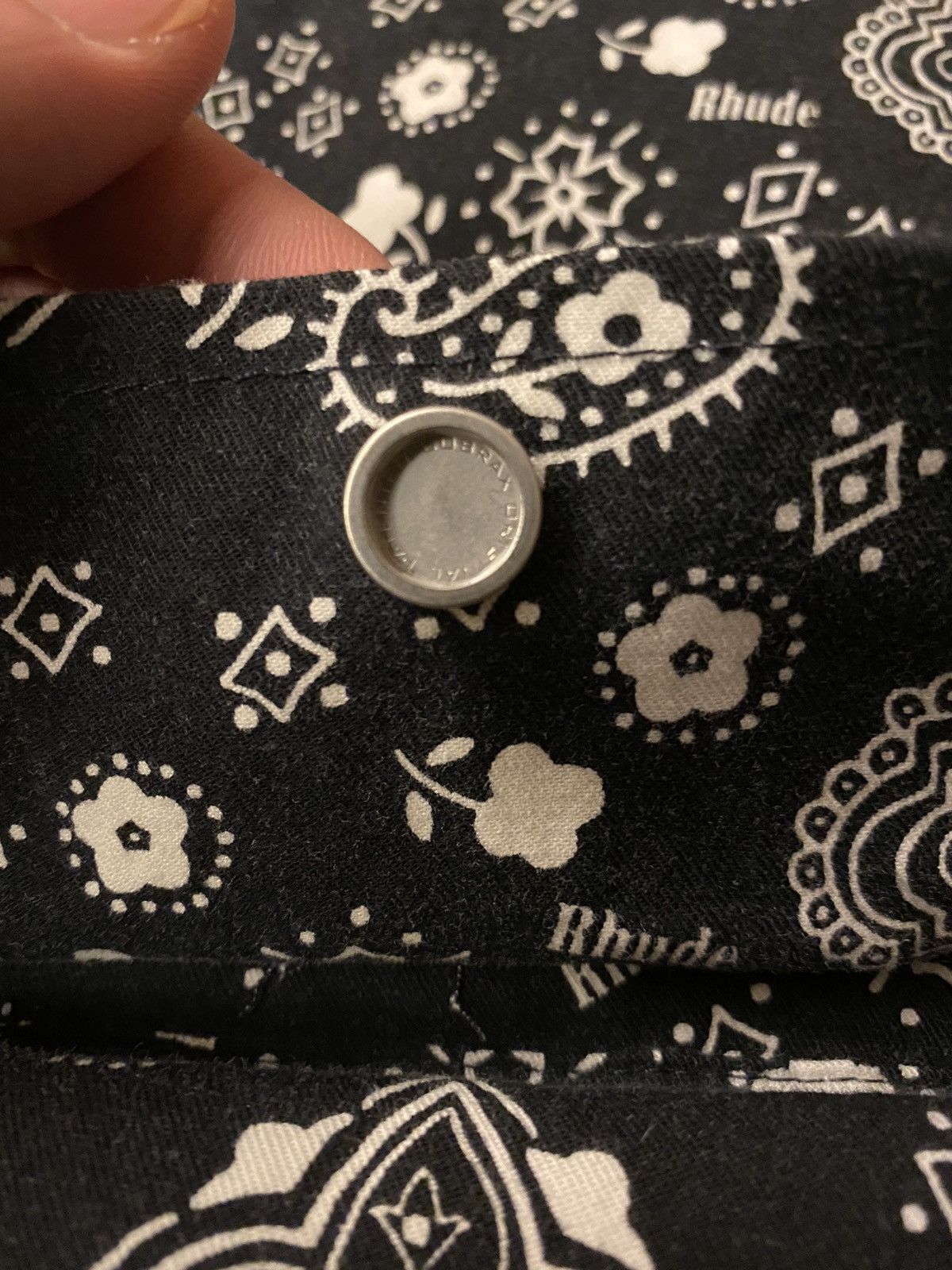 Rhude Bandana Print Puffer Jacket Size US L / EU 52-54 / 3 - 6 Thumbnail