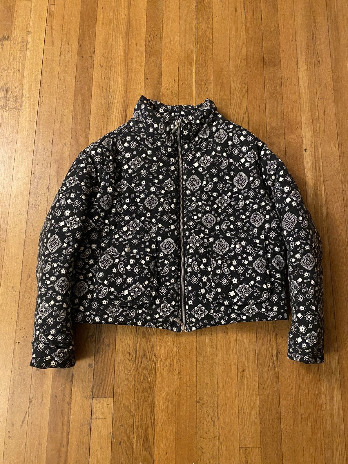 Rhude Bandana Print Puffer Jacket Size US L / EU 52-54 / 3 - 1 Thumbnail