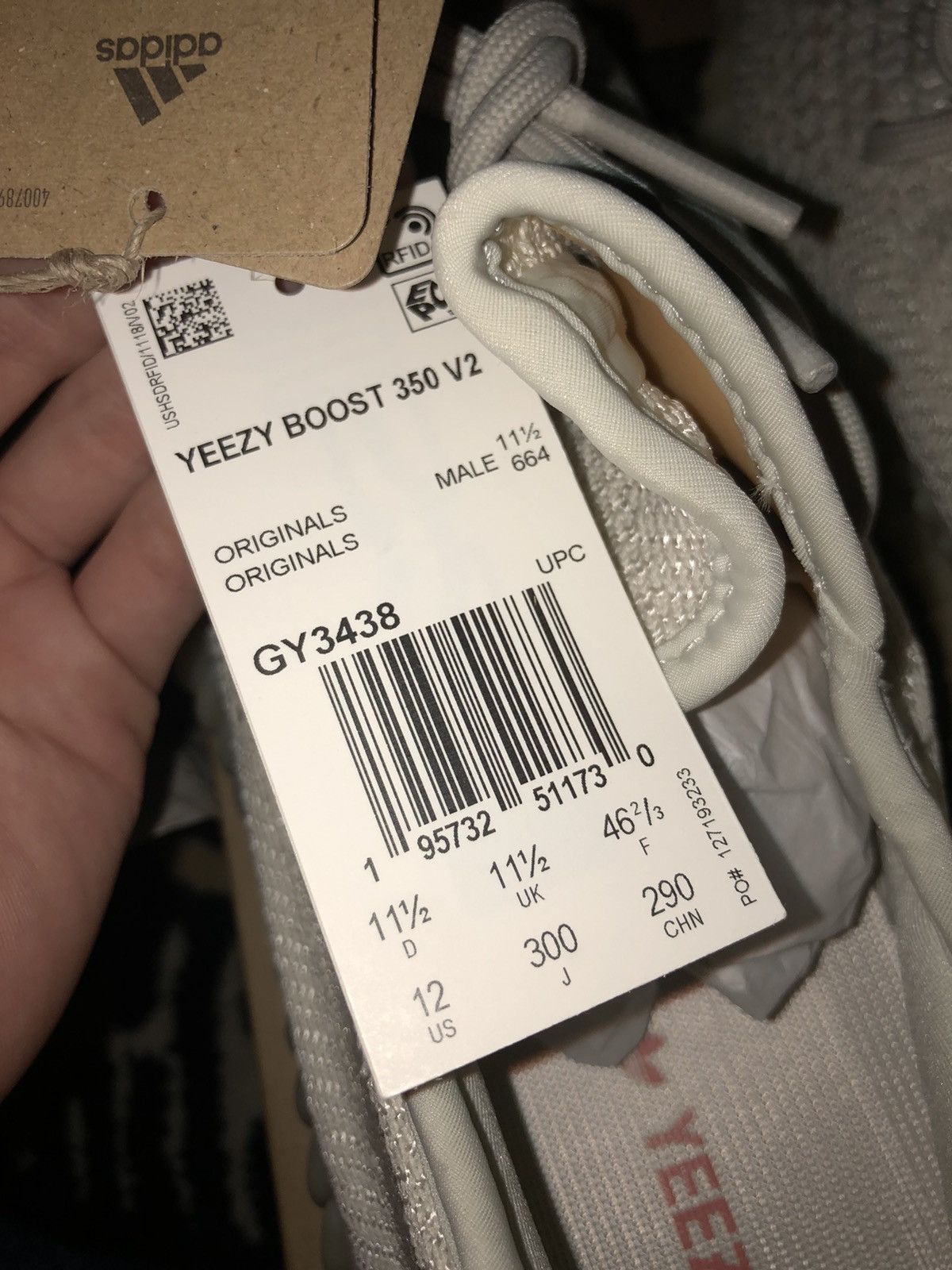 Adidas Yeezy Boost 350 V2 Light Size US 12 / EU 45 - 10 Thumbnail