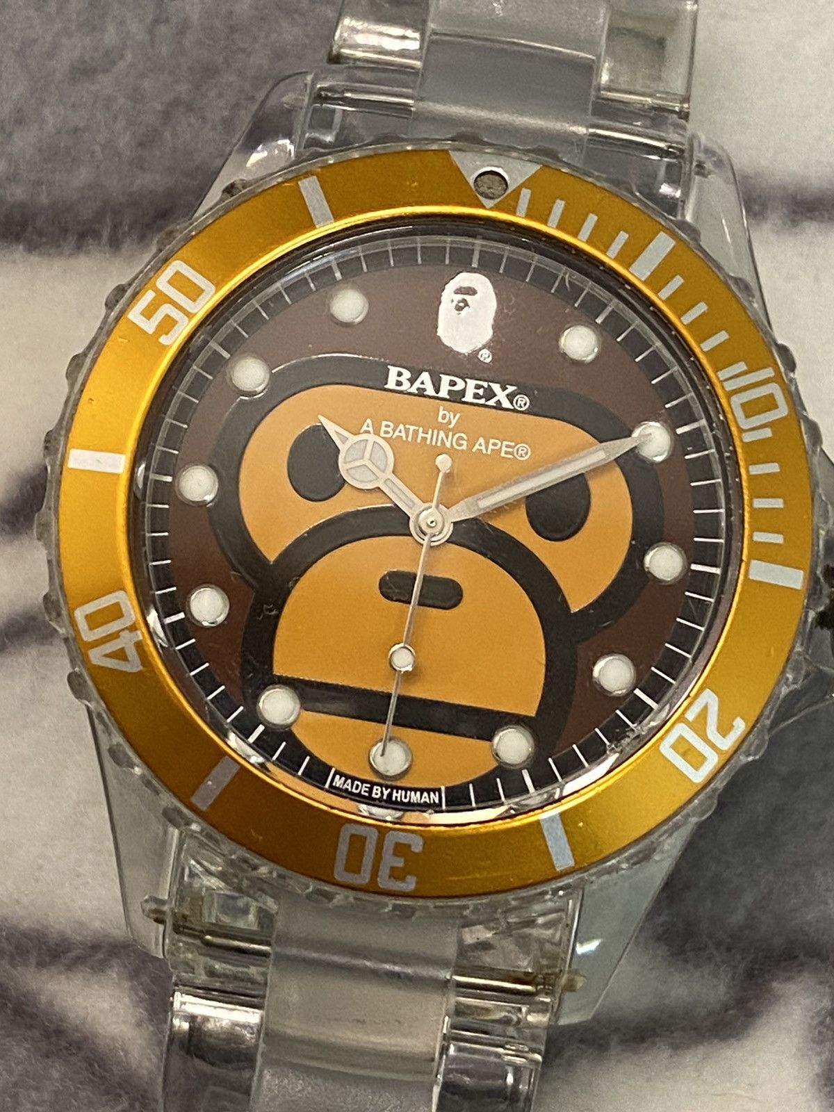 Bape Bape Baby Milo Clear Bapex 2011 | Grailed