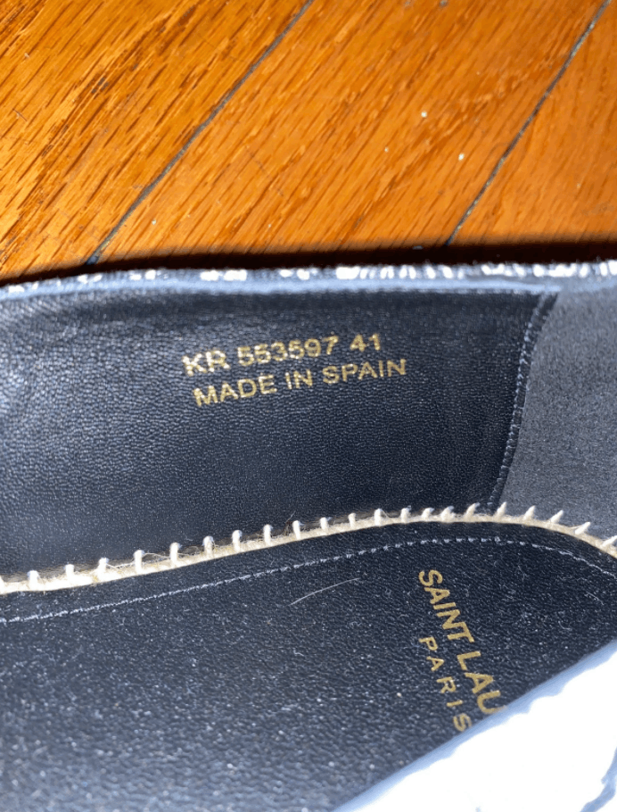 Saint Laurent Paris Saint Laurent Patterned Logo Espadrilles Size US 8 / EU 41 - 8 Thumbnail