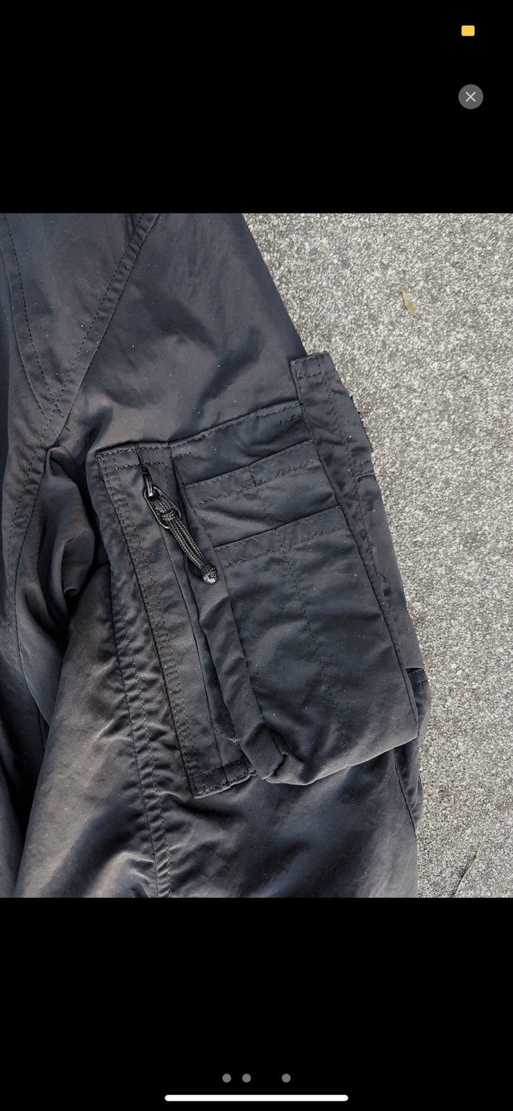 Japanese Brand LAD MUSICIAN BLACK ASYMMETRICAL CARGO BOMBER Size US M / EU 48-50 / 2 - 3 Thumbnail