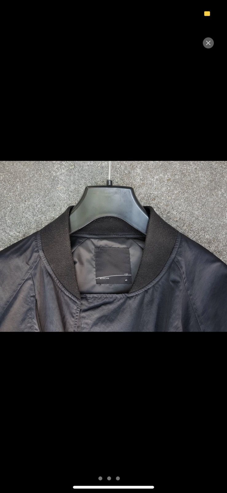 Japanese Brand LAD MUSICIAN BLACK ASYMMETRICAL CARGO BOMBER Size US M / EU 48-50 / 2 - 2 Thumbnail