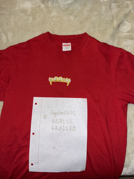 Supreme grill sale tee