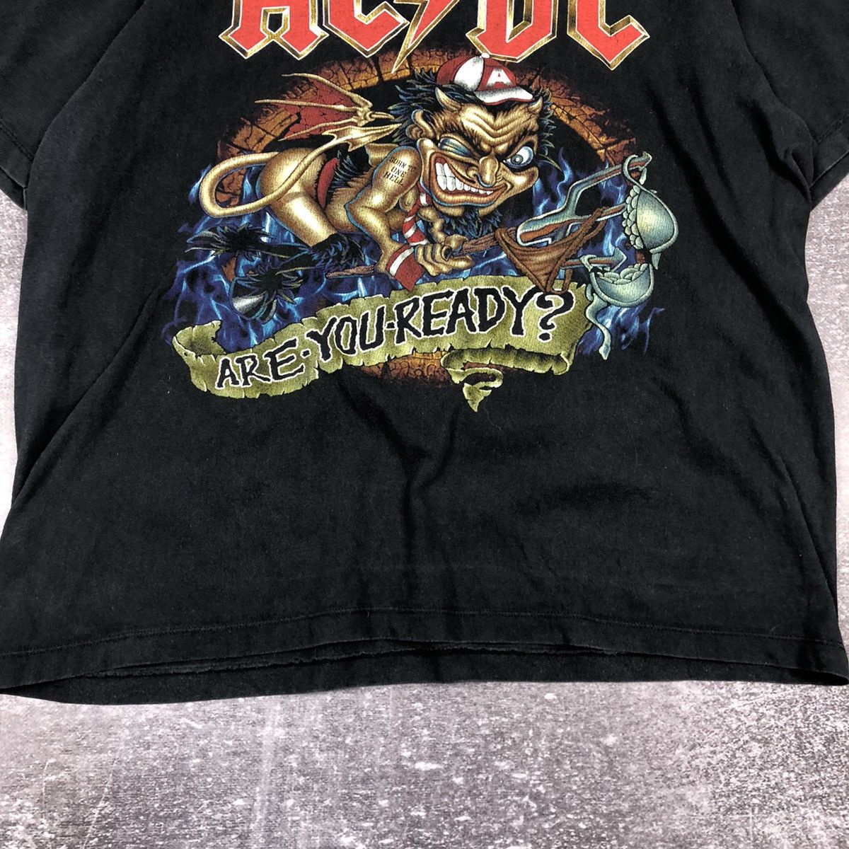 AC/DC Vintage AC DC Are You Ready Two Sided T Shirt Size US M / EU 48-50 / 2 - 3 Thumbnail