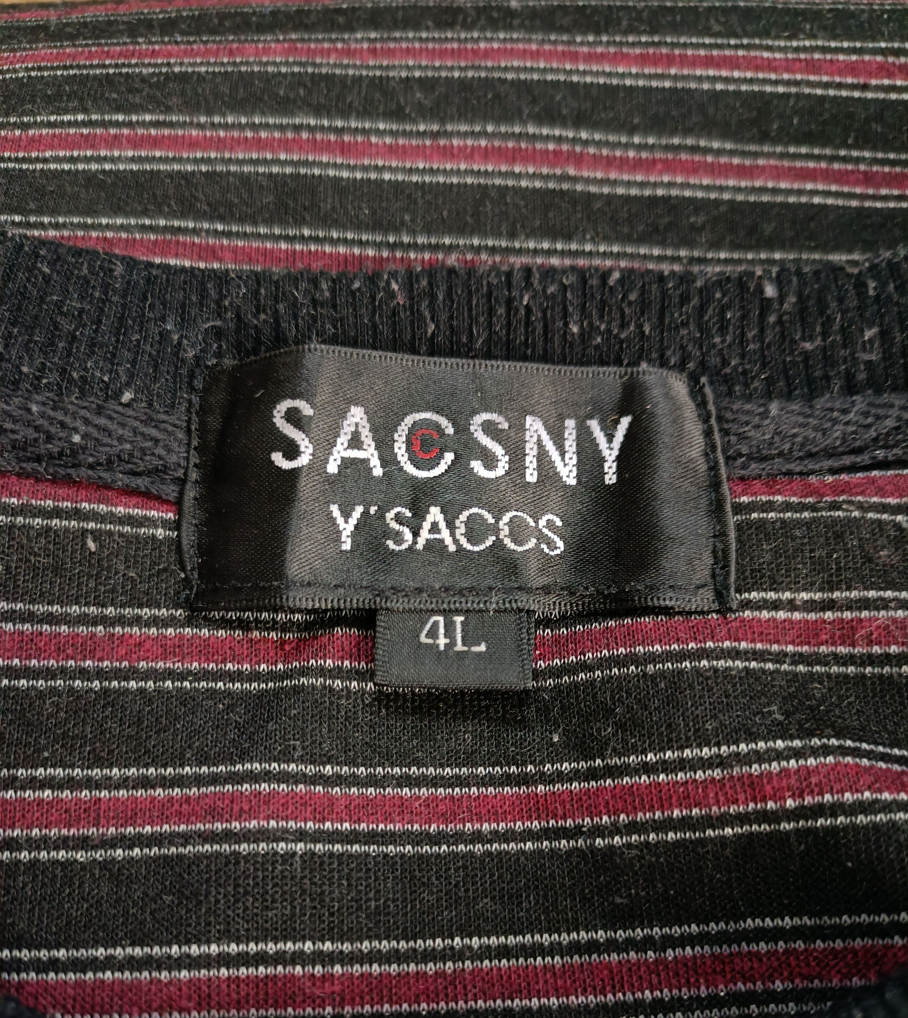 Japanese Brand × Yohji Yamamoto Vtg 90s Sacsny Y'saccs by Yohji Yamamoto Fullstripe Size US XL / EU 56 / 4 - 9 Thumbnail