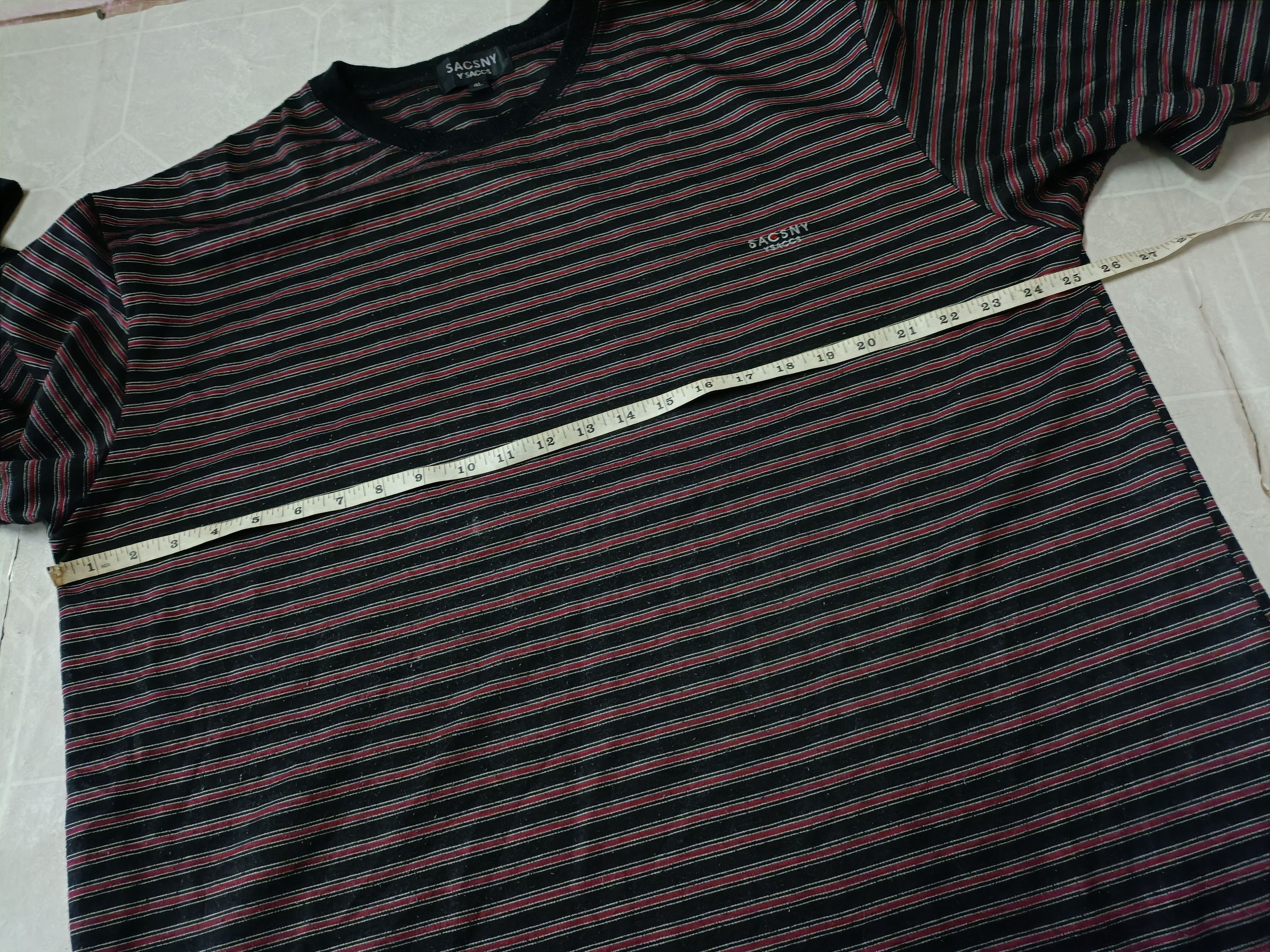 Japanese Brand × Yohji Yamamoto Vtg 90s Sacsny Y'saccs by Yohji Yamamoto Fullstripe Size US XL / EU 56 / 4 - 6 Thumbnail