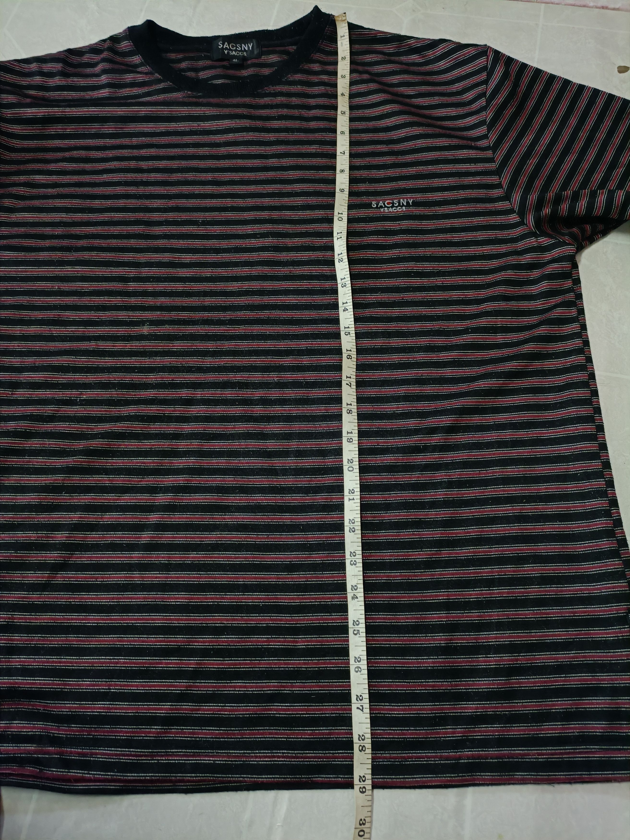 Japanese Brand × Yohji Yamamoto Vtg 90s Sacsny Y'saccs by Yohji Yamamoto Fullstripe Size US XL / EU 56 / 4 - 7 Thumbnail