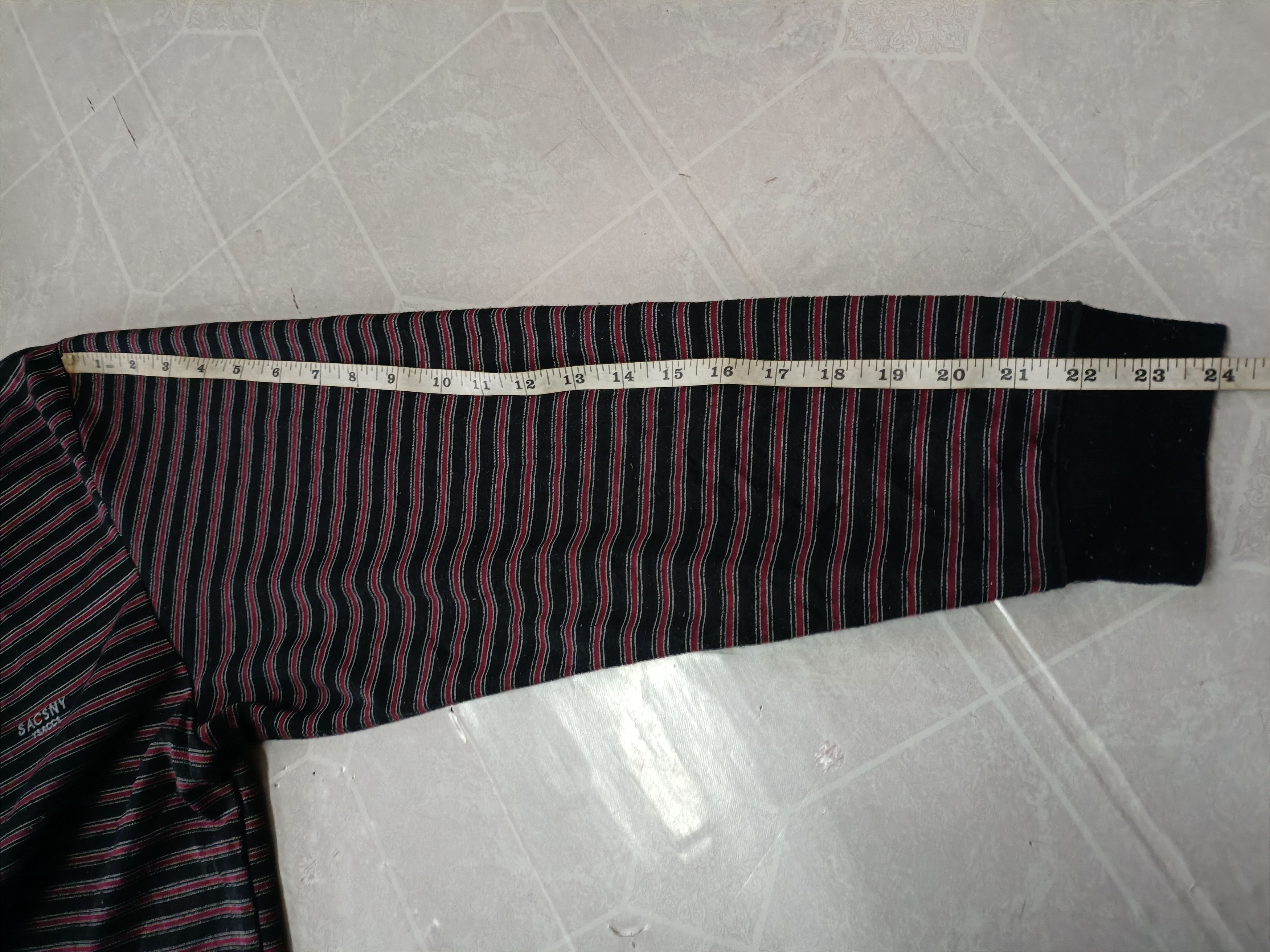 Japanese Brand × Yohji Yamamoto Vtg 90s Sacsny Y'saccs by Yohji Yamamoto Fullstripe Size US XL / EU 56 / 4 - 8 Thumbnail