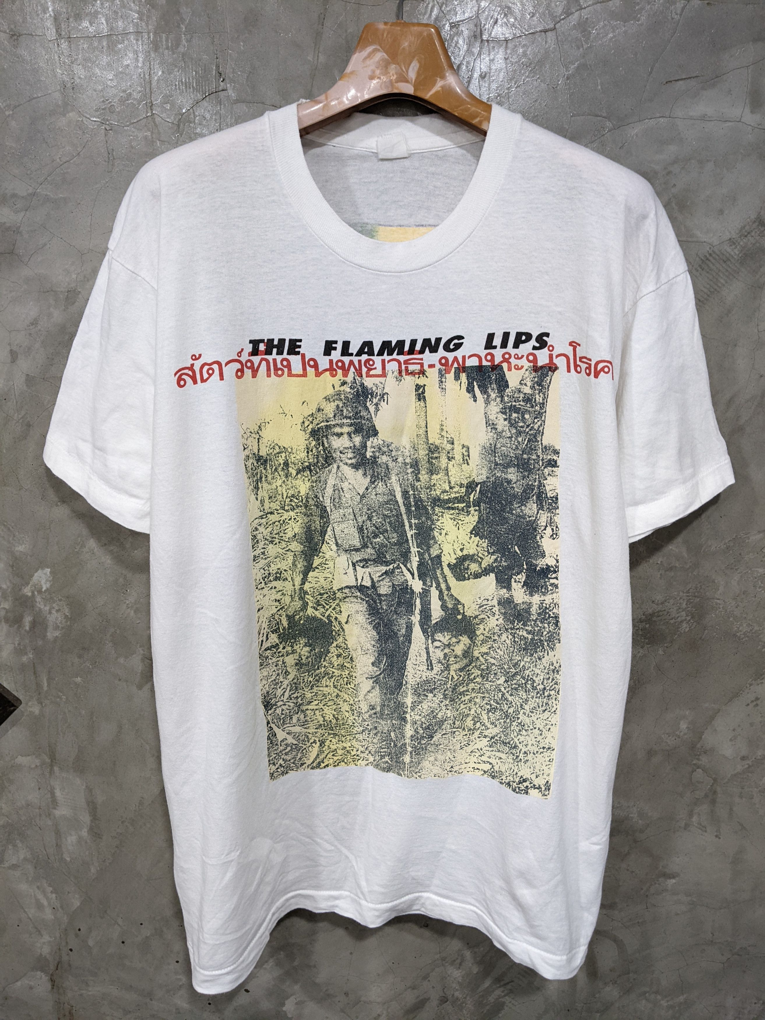 Vintage Vintage T Shirt 80s The Flaming Lips Very Rare!! Size XL | Grailed