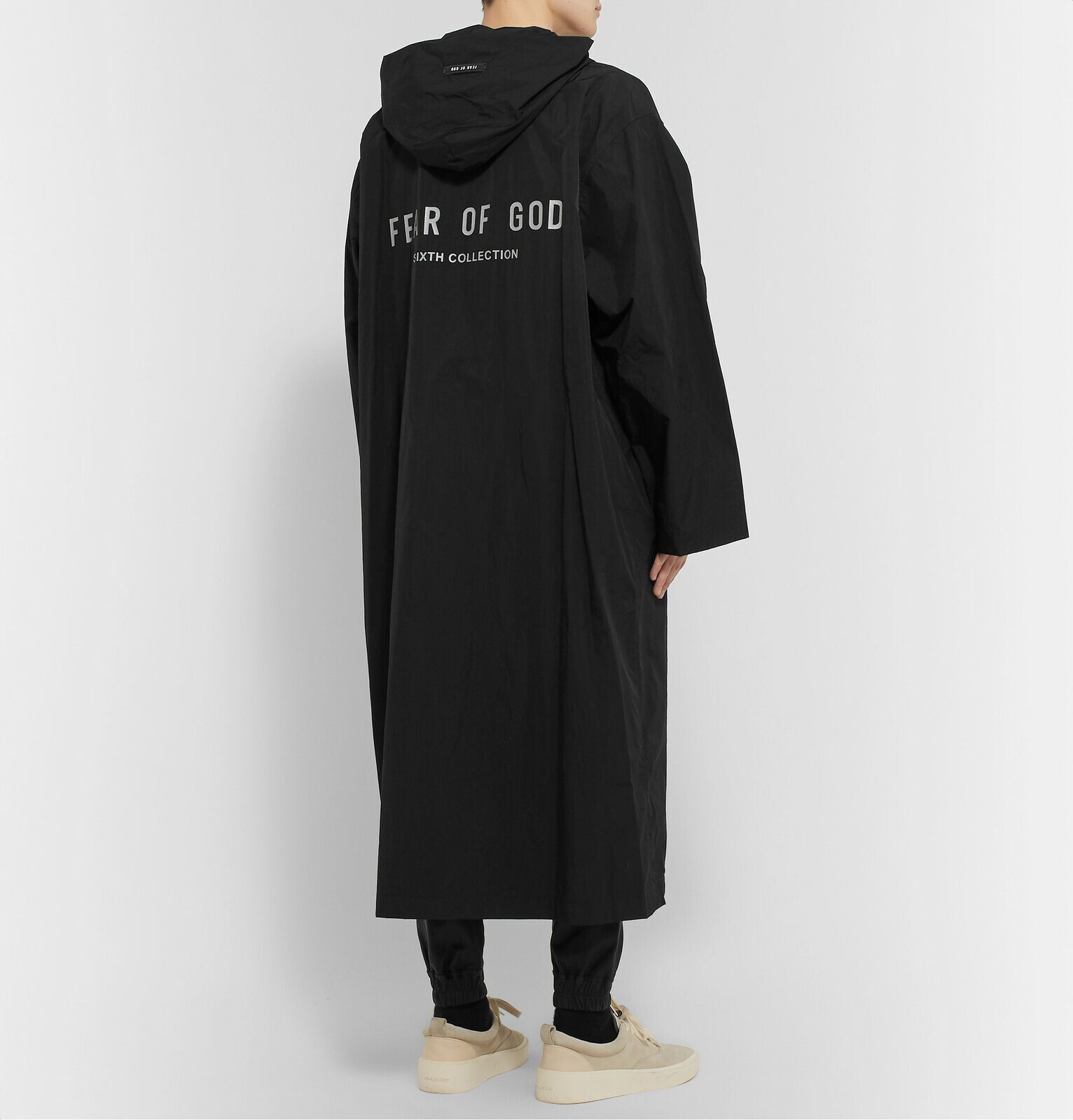 Fear of God Nylon Hooded Rain Jacket Sixth Collection | Grailed