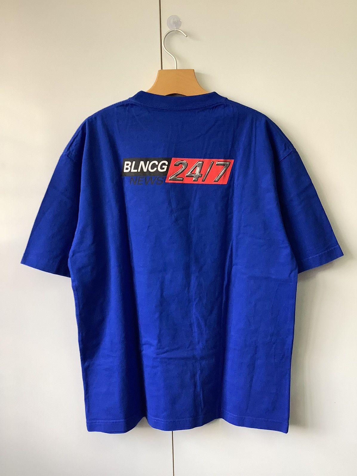 Balenciaga News Logo Print Tee