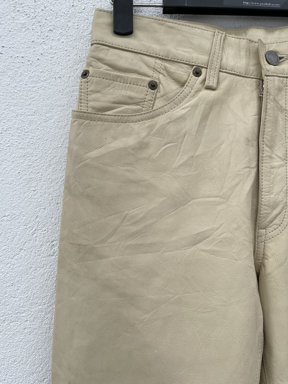 Japanese Brand Vintage Trans Continent Leather Pants Size US 27 - 12 Thumbnail