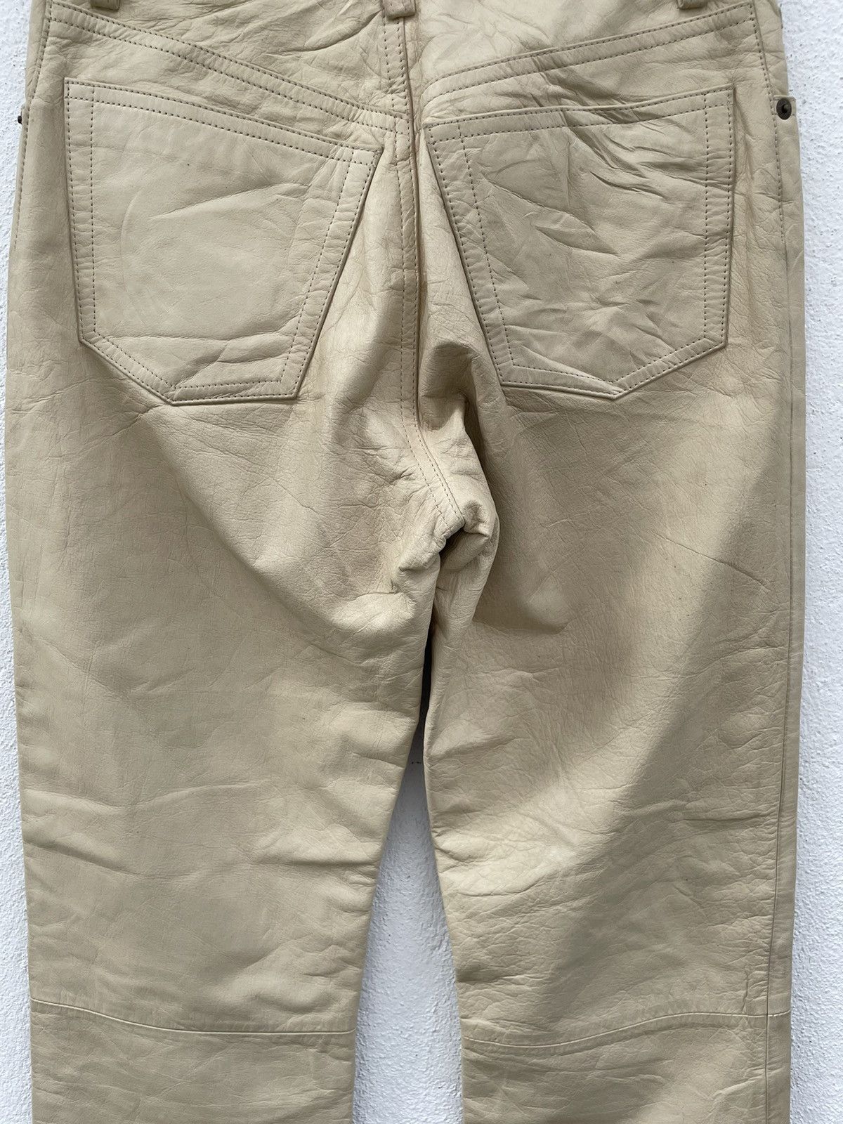 Japanese Brand Vintage Trans Continent Leather Pants Size US 27 - 8 Thumbnail