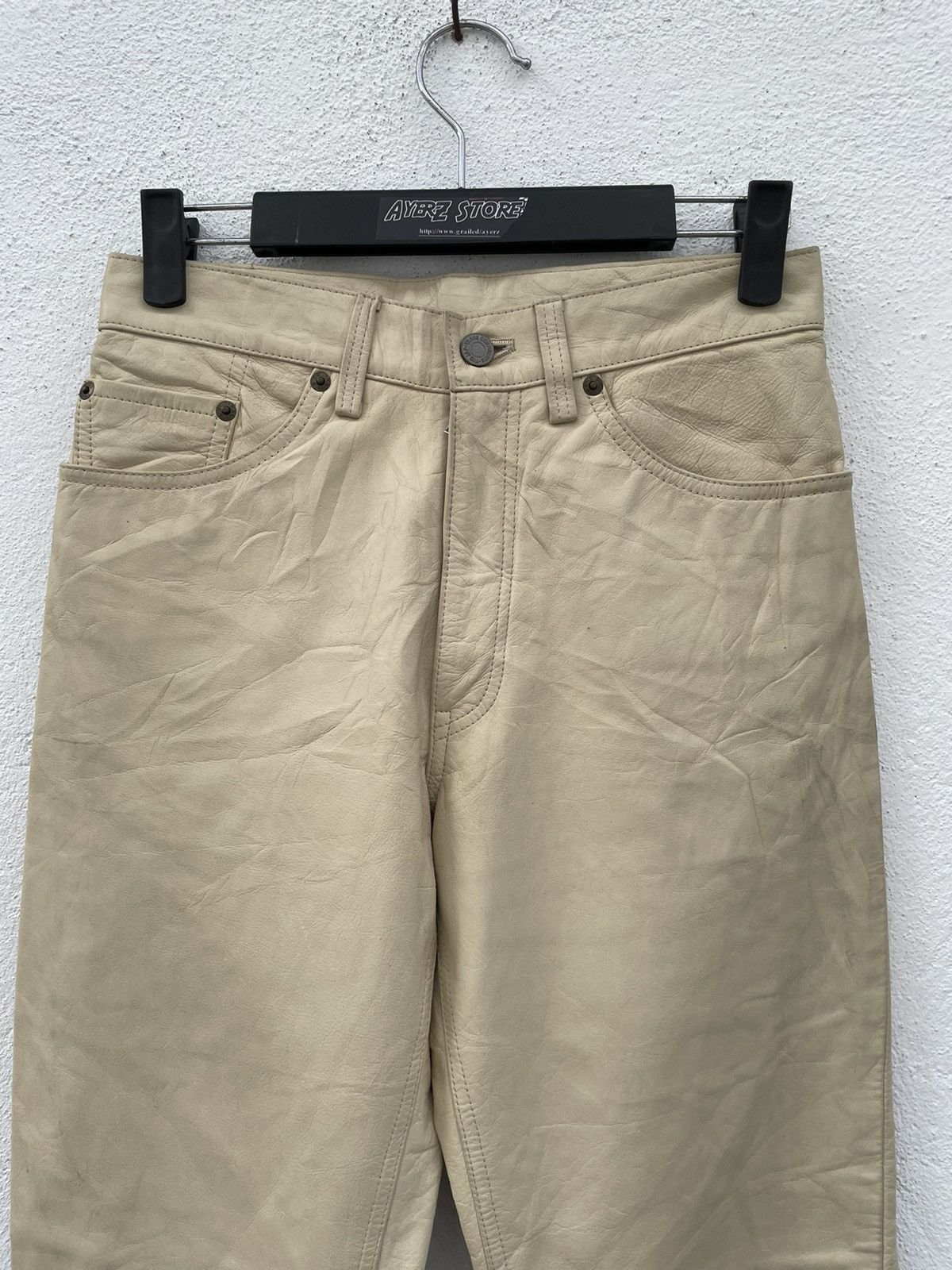 Japanese Brand Vintage Trans Continent Leather Pants Size US 27 - 2 Thumbnail