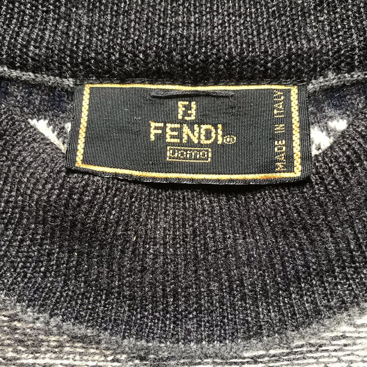 Fendi Fendi Pullover Wool Sweater Size US L / EU 52-54 / 3 - 6 Thumbnail