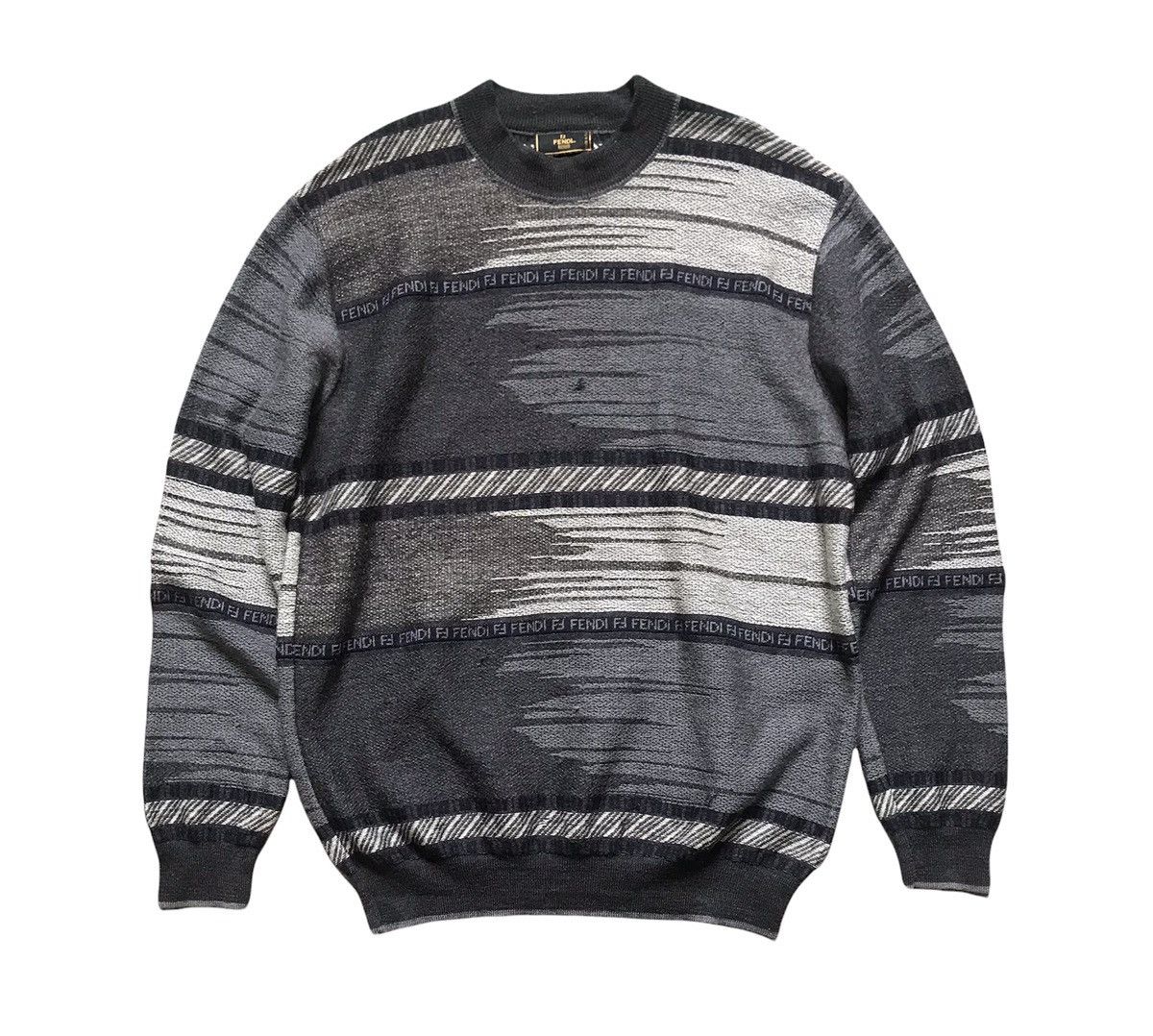 Fendi Fendi Pullover Wool Sweater Size US L / EU 52-54 / 3 - 1 Thumbnail